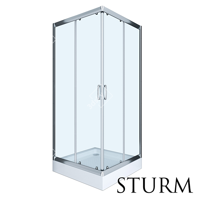 STURM Novel Shower Enclosure 3D model image 1