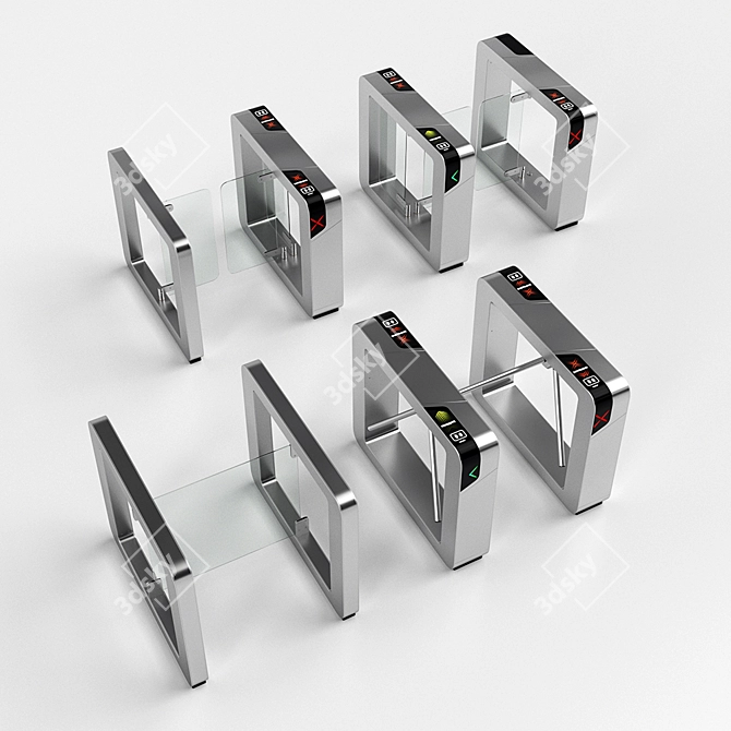 Innovative Access Control System 3D model image 1