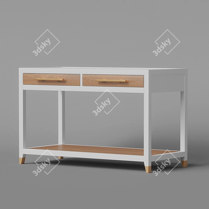 Elegant Arnika Console - Furnitera 3D model image 1