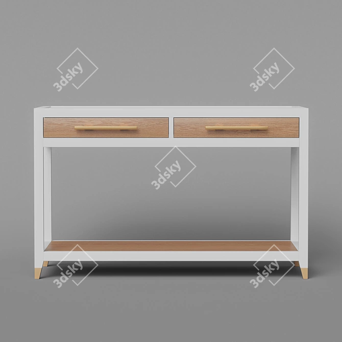 Elegant Arnika Console - Furnitera 3D model image 2