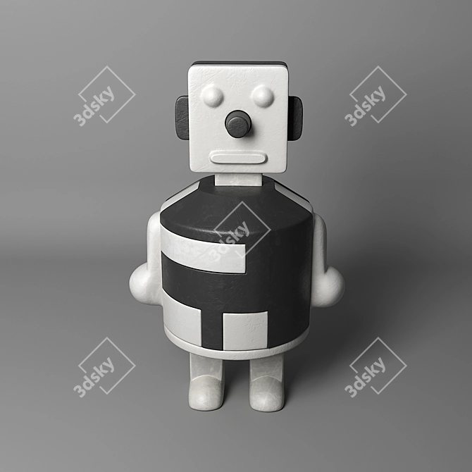 Soviet Robot Puzzle: Back in Time 3D model image 1