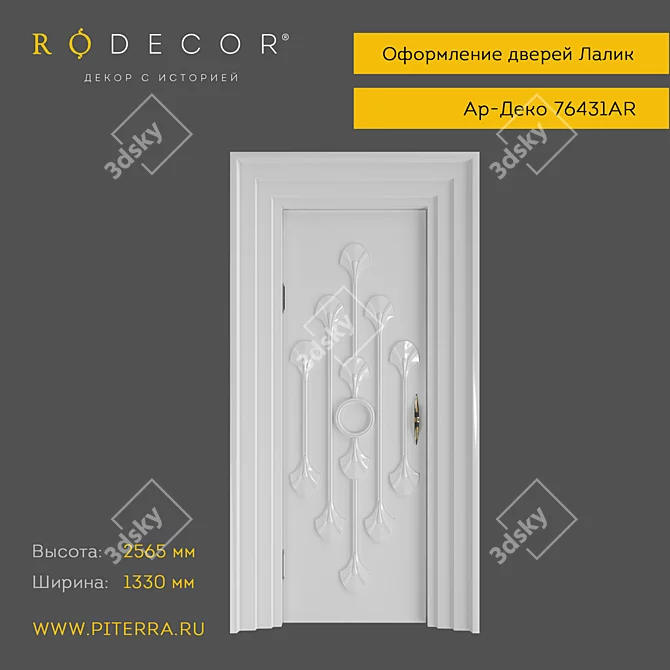 RODECOR Lalique Door Decoration 3D model image 1