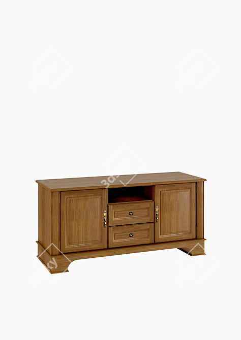 Atrium TV Stand 1312: Style & Function 3D model image 3