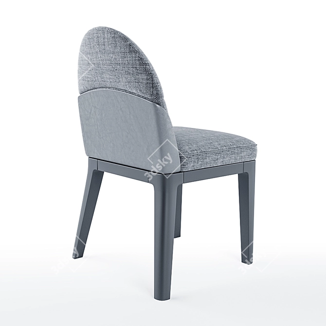 Elegant Aston Dining Chair 3D model image 2