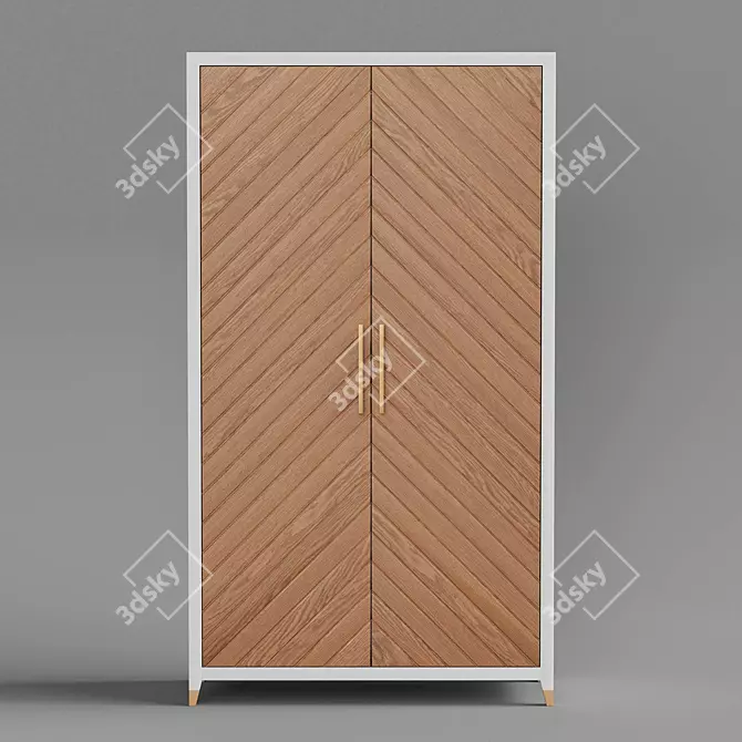 Arnika Wardrobe - Modern Storage Solution 3D model image 2