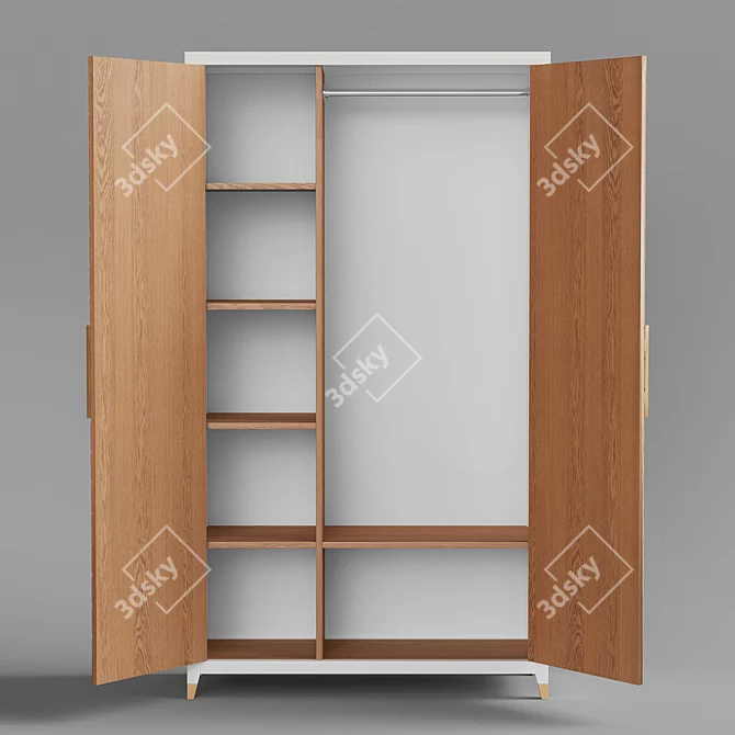 Arnika Wardrobe - Modern Storage Solution 3D model image 3