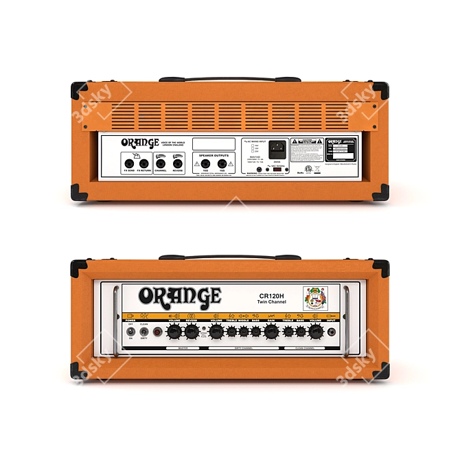 Orange CR120H Guitar Amp 3D model image 2