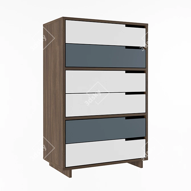 Modu Licious 5-Drawer Chest 3D model image 1