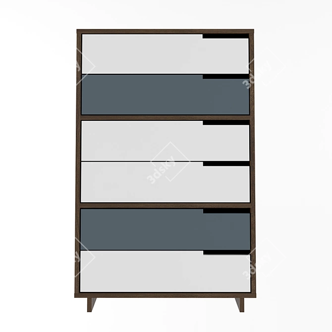 Modu Licious 5-Drawer Chest 3D model image 2