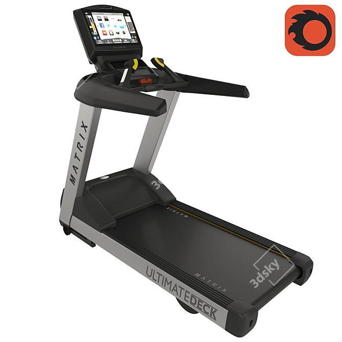 UltimateFitness Smart Treadmill 3D model image 1