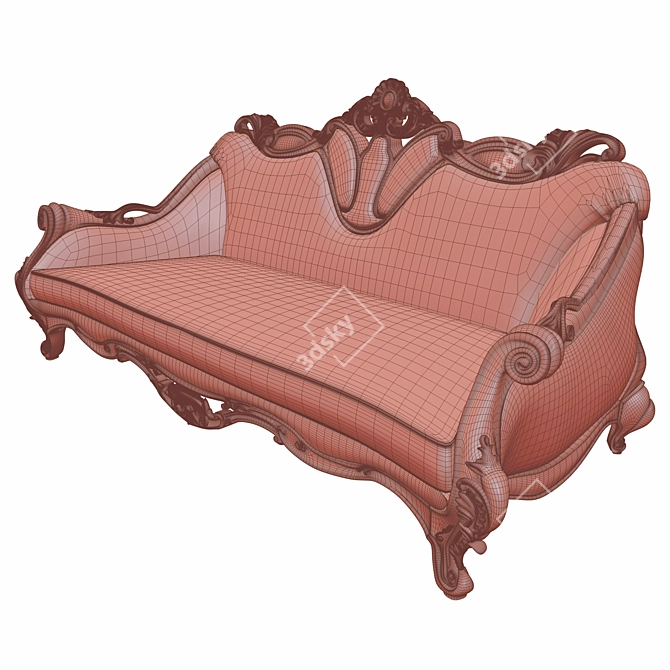 Cozy Comfort Sofa: Ambiance 3D model image 3