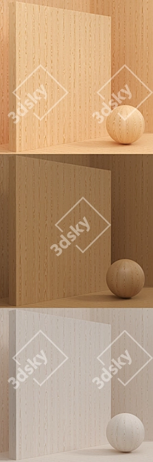 Seamless Wood/Pine Material Box Set 3D model image 3