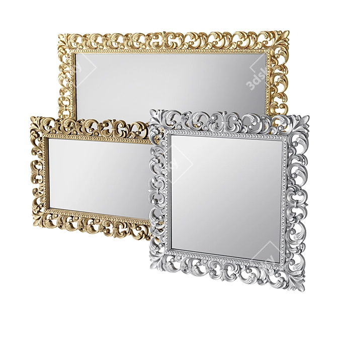 Romano Home Coco Mirror 3D model image 2