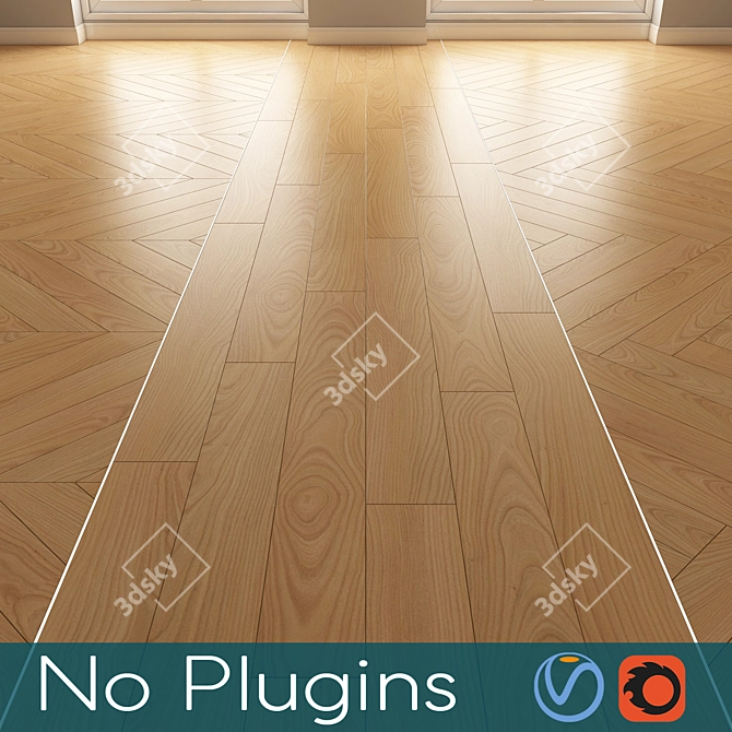 Vintage Floor 201 Collection 3D model image 1