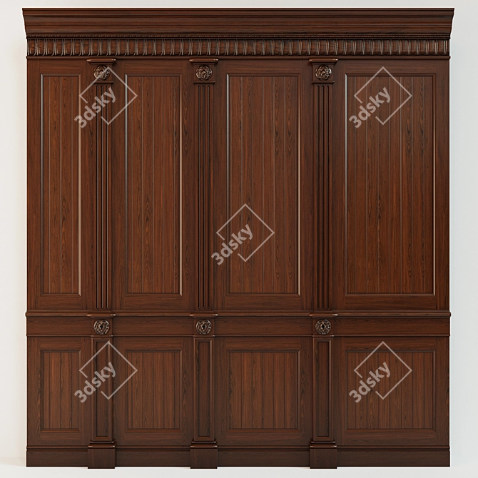 Wood Panels Collection 3D model image 1