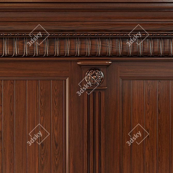 Wood Panels Collection 3D model image 2