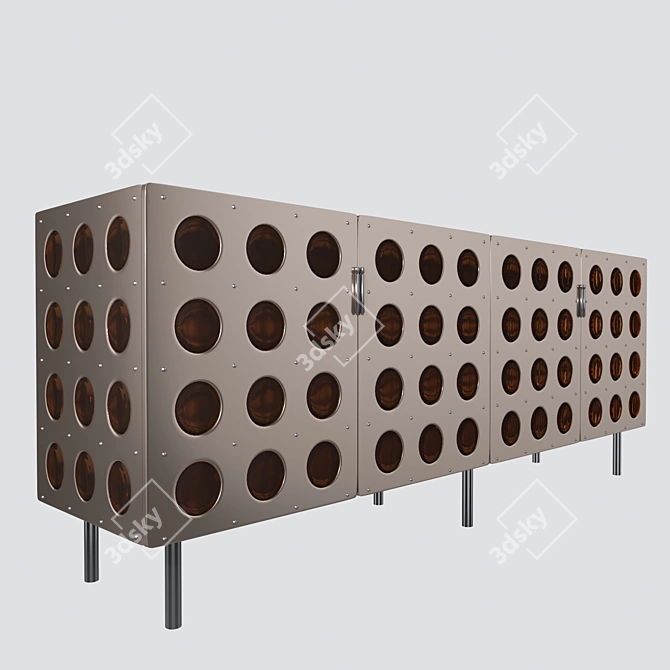 Spinoza Sideboard: Elegant and Functional 3D model image 2