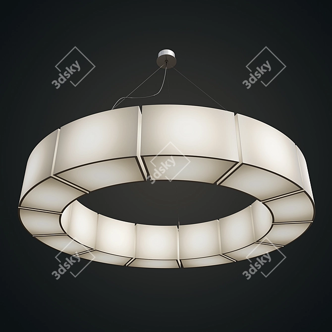 Santacole Sexta Chandelier 3D model image 1