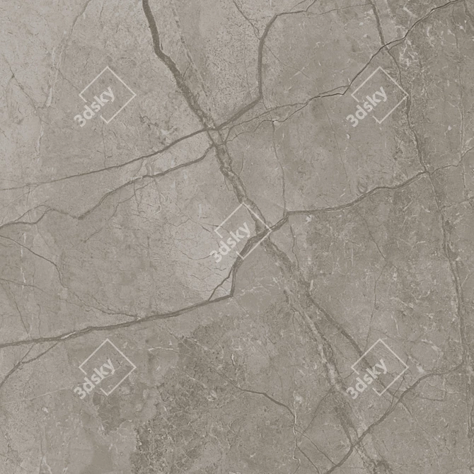 Elegant Marble Floor 50: HD Textured, High-Quality Material 3D model image 3
