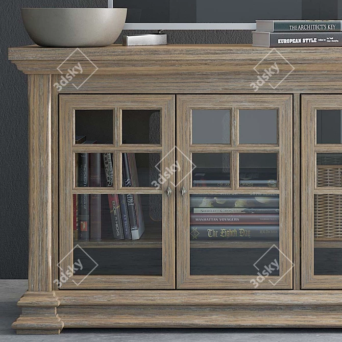 Lagunitas Entertainment Console: Timeless Elegance 3D model image 3