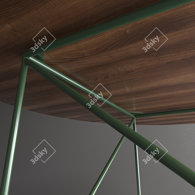 Sleek LC15 Conference Table 3D model image 3