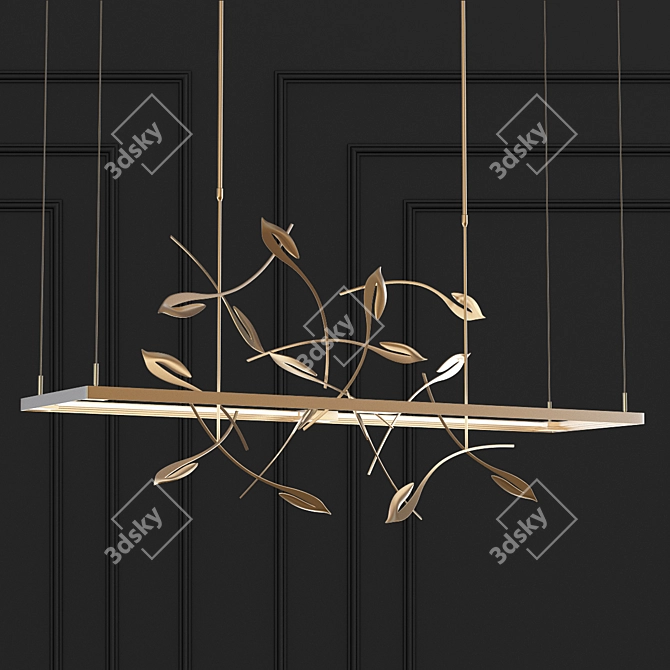 Autumn Glow Pendant 3D model image 1