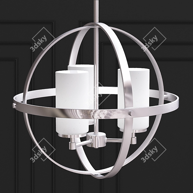 Elegant Alturas Chandelier 3D model image 1