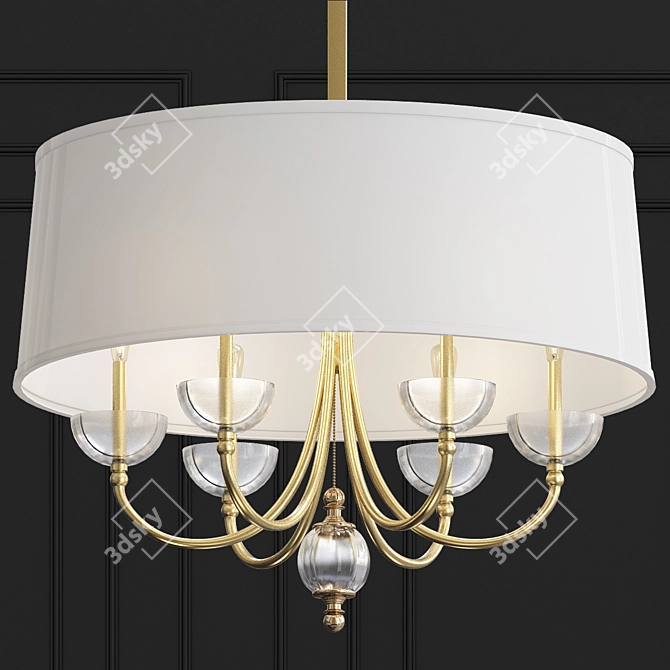 Elegance Illuminated: Robert Abbey Chandeliers 3D model image 2