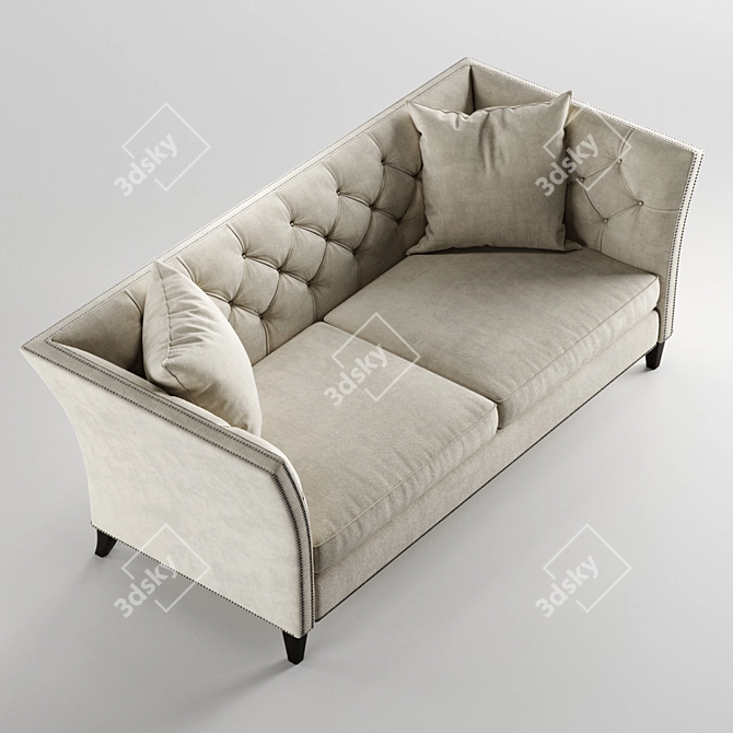 Classic Elegance: Shelton Sofa 3D model image 2