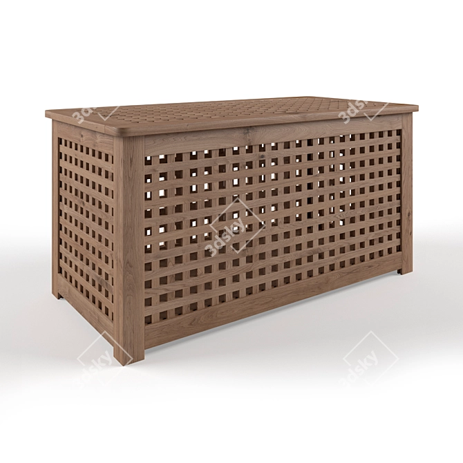 IKEA HOL Chest Table: Functional Storage Solution 3D model image 1