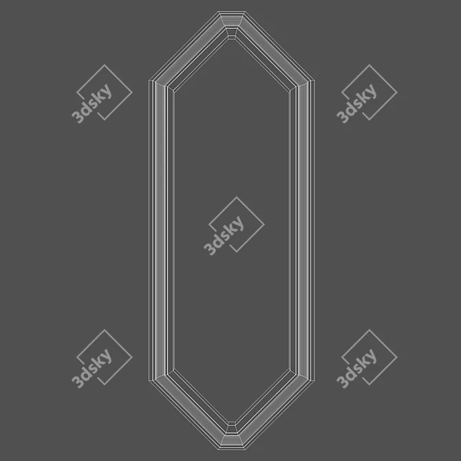 RODECOR Art Deco Trim - Elegant Decorative Enhancement 3D model image 3