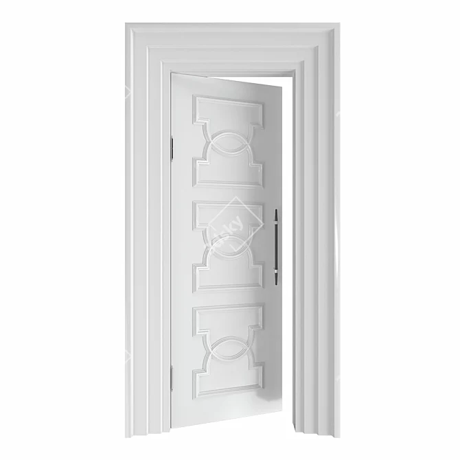 Elegant Door Decor: RODECOR Erte 3D model image 3