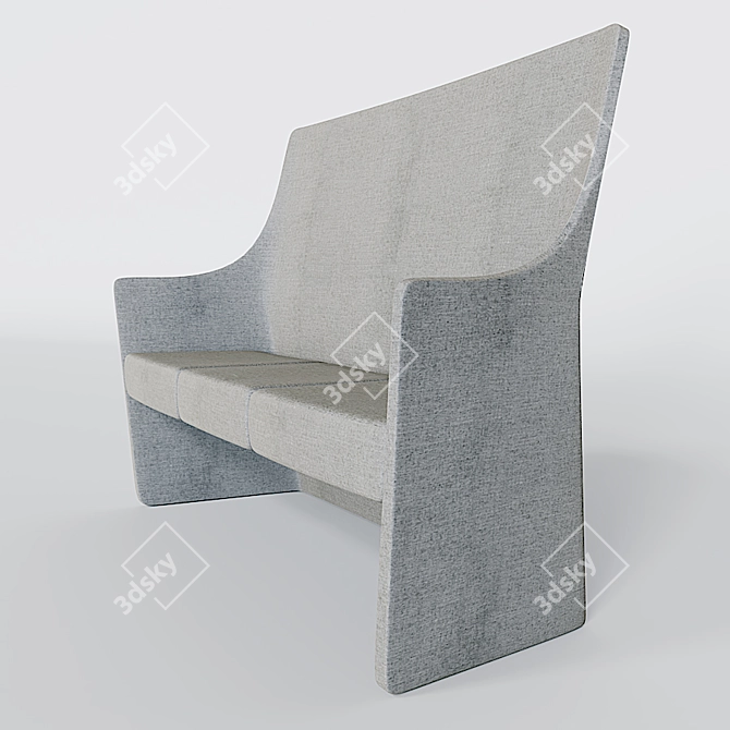 Modern Style Sofa with Textures 3D model image 2