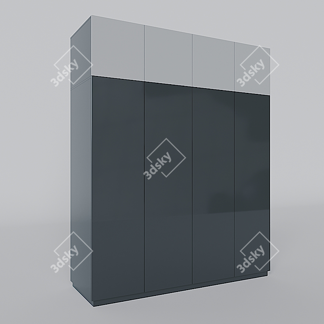  Modern Style Cupboard 3D model image 1