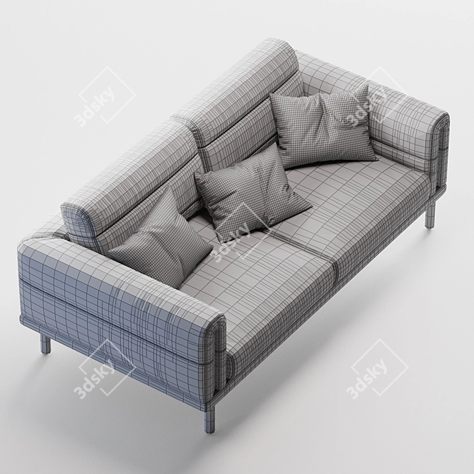 Modern Comfort: Abric Sofa by BOSC 3D model image 3