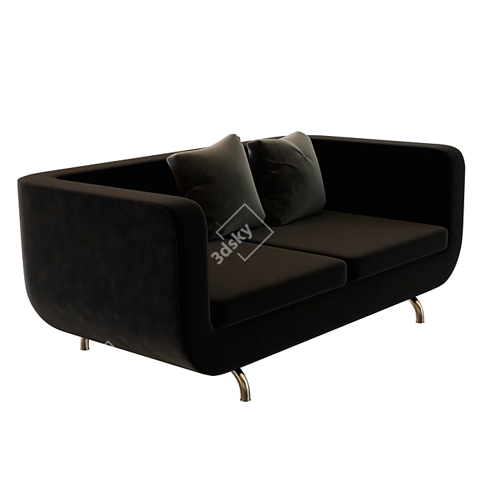 Dubuffet Sofa by Minotti: Modern 3D Model 3D model image 2