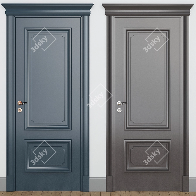 Elegant Doors for Beautiful Interiors 3D model image 1