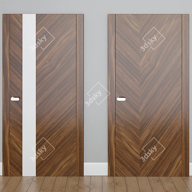 Modern Style Interior Doors 3D model image 1