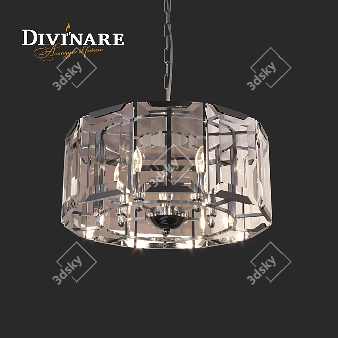 Divinare Ostin Crystal Chandelier 3D model image 1