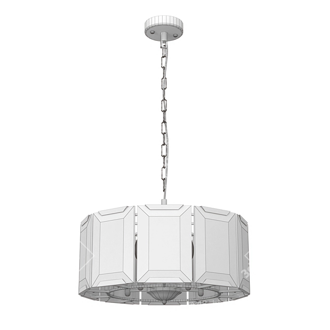 Divinare Ostin Crystal Chandelier 3D model image 3