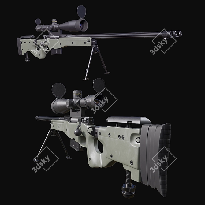 Precise Arctic Warfare Super Magnum 3D model image 1