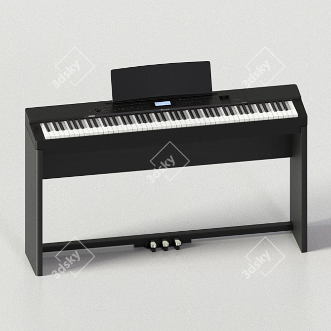 Casio PX350 Digital Piano 3D model image 1