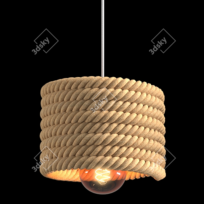 3D Ceiling Light Model - FBX & OBJ Files 3D model image 2