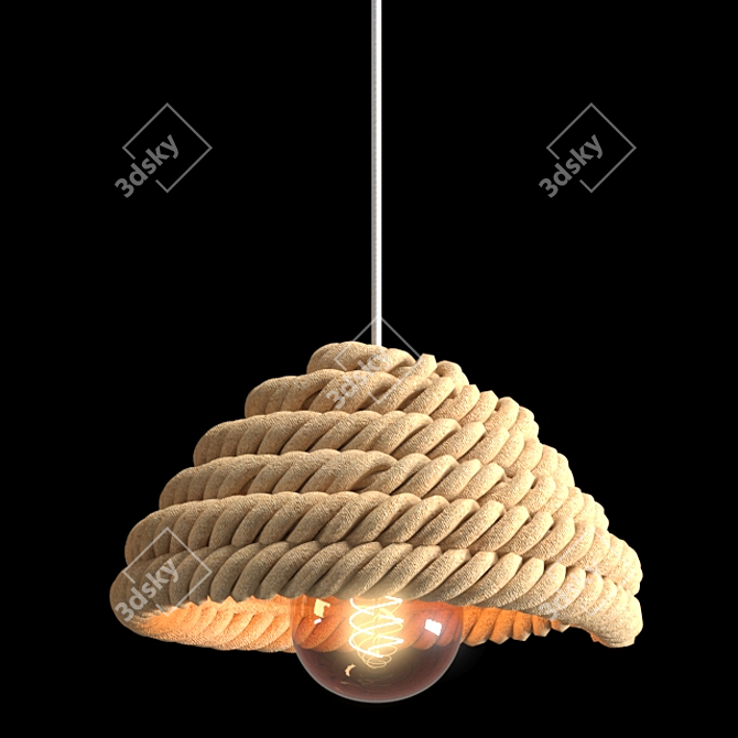 3D Ceiling Light Model - FBX & OBJ Files 3D model image 3