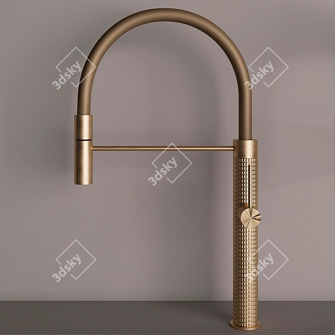 Gessi 316 Kitchen Tapware: Sleek and Stylish 3D model image 2