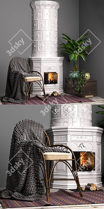 Scandi Decor Set: Minimalist Elegance 3D model image 2