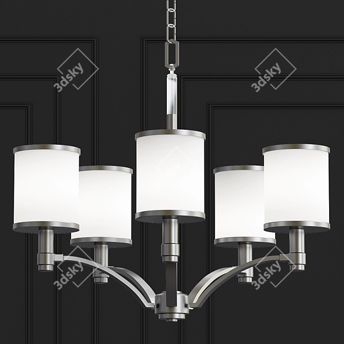 Elegant Prospect Park Chandelier 3D model image 1