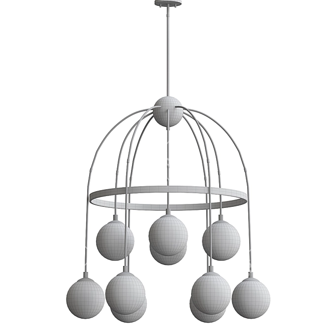 Savoy House Fulton Chandelier 3D model image 2