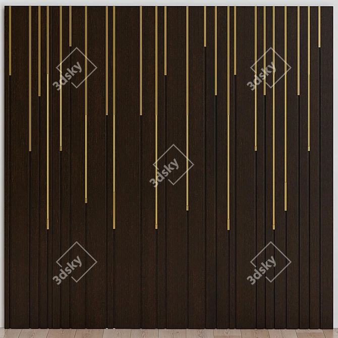 3D Wall Panel 3D model image 1