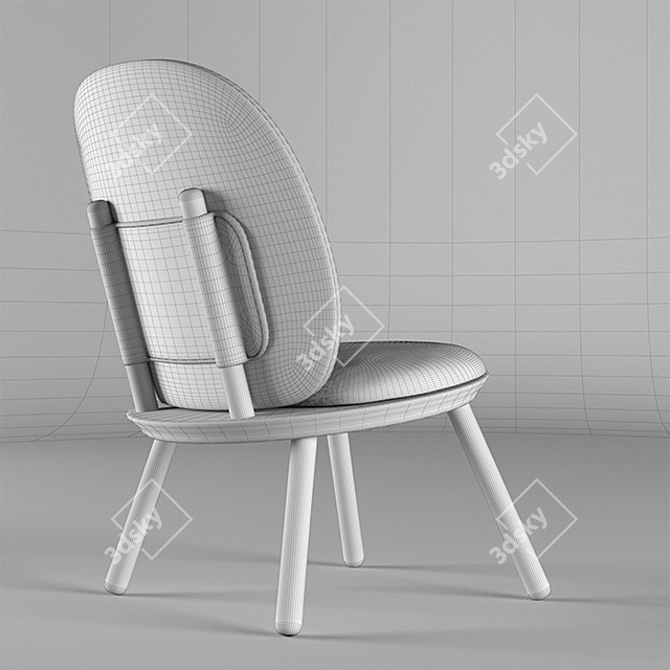 Multifunctional Ergonomic Chair 3D model image 3